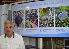 John van Ruyven (JVR Tecmar) saw good results in a test with products by a lettuce grower.